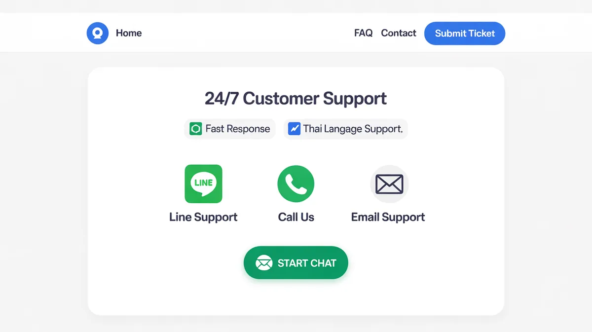 ช่องทางติดต่อ EDM2WIN บริการลูกค้า 24 ชั่วโมง